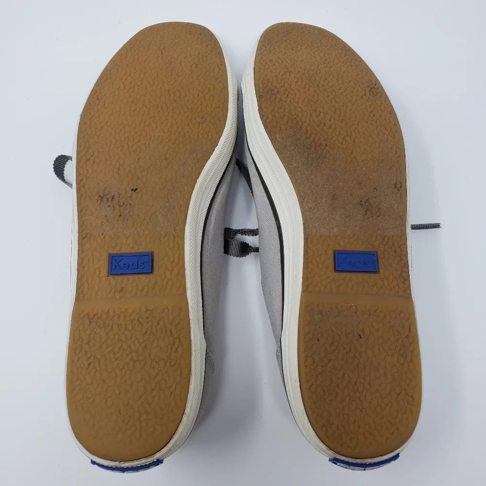 Keds gray canvas with multi color sparkle …